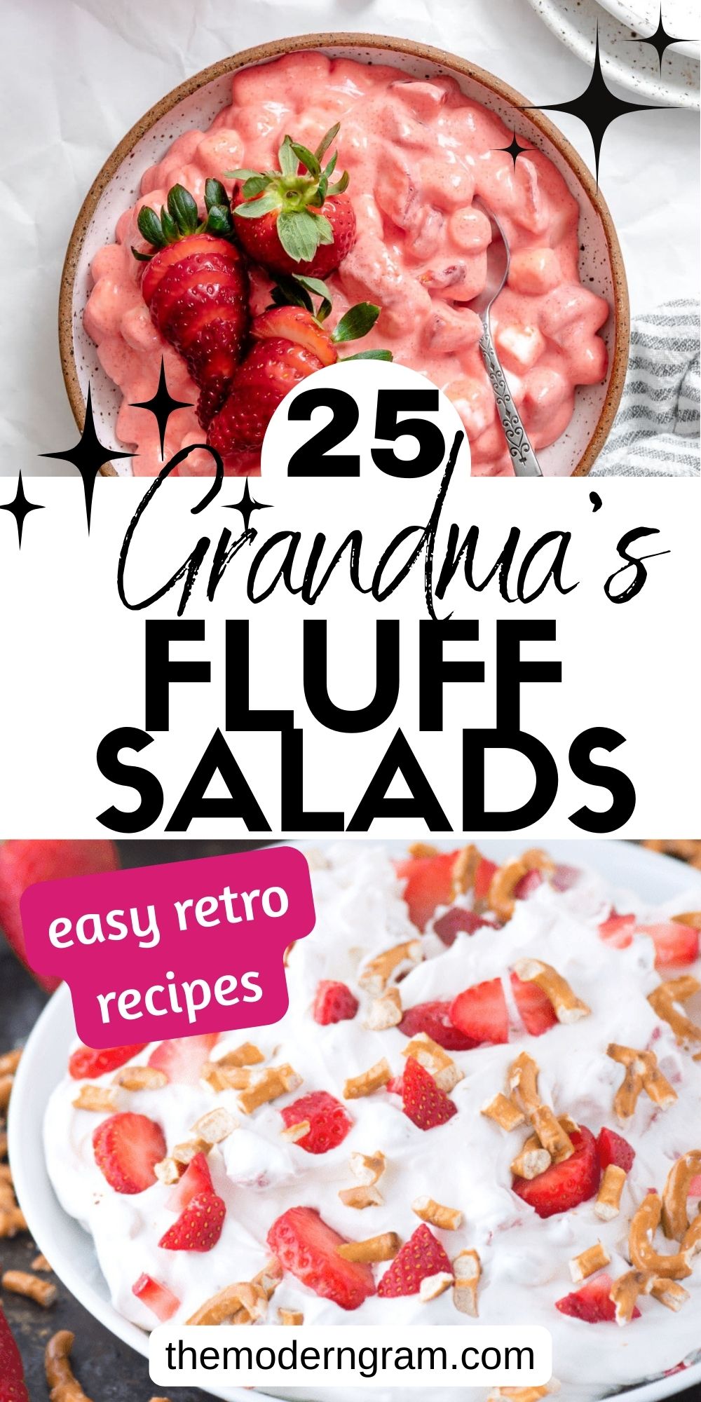 fluff salad recipes pin for pinterest