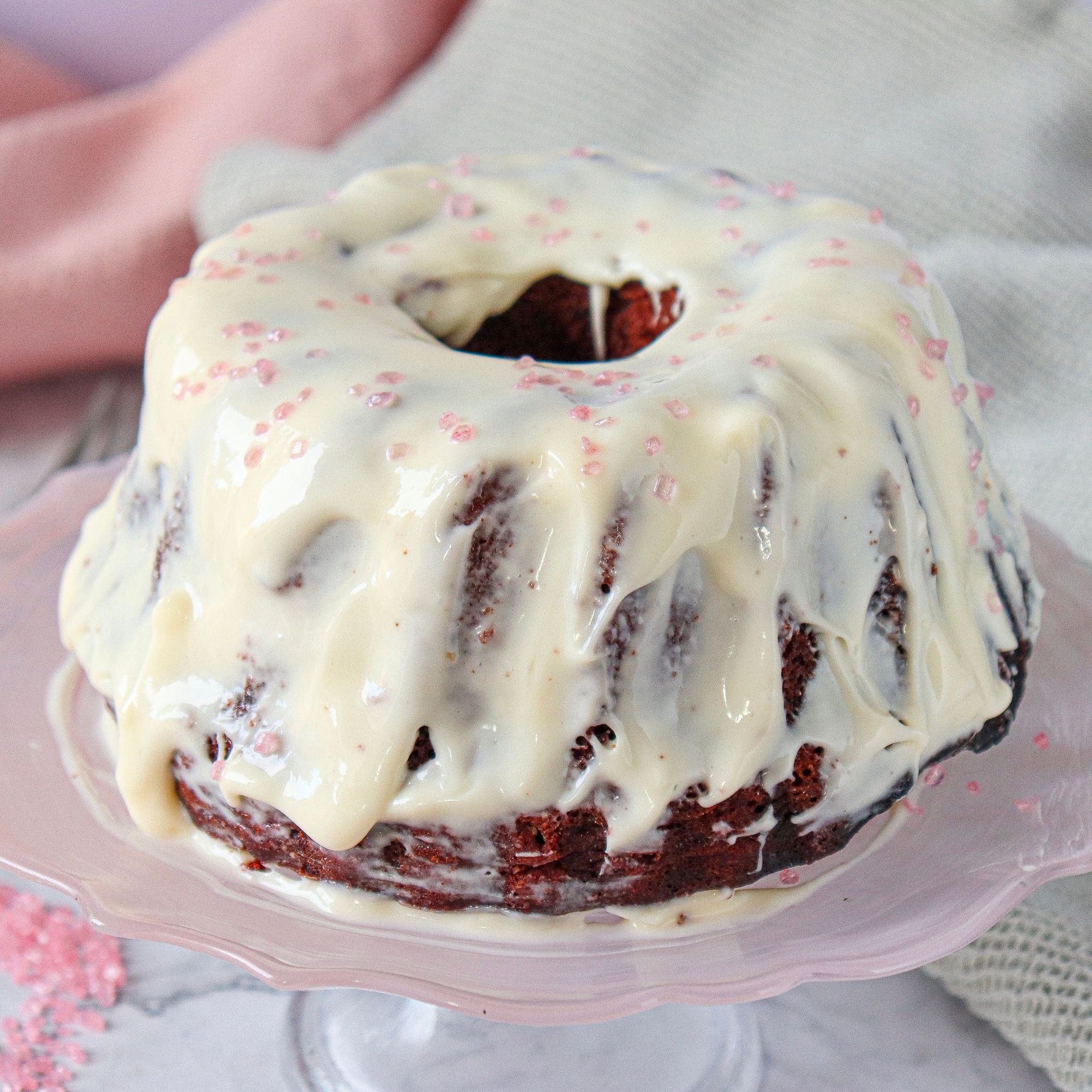 Old Fashioned Red Velvet Bundt Cake