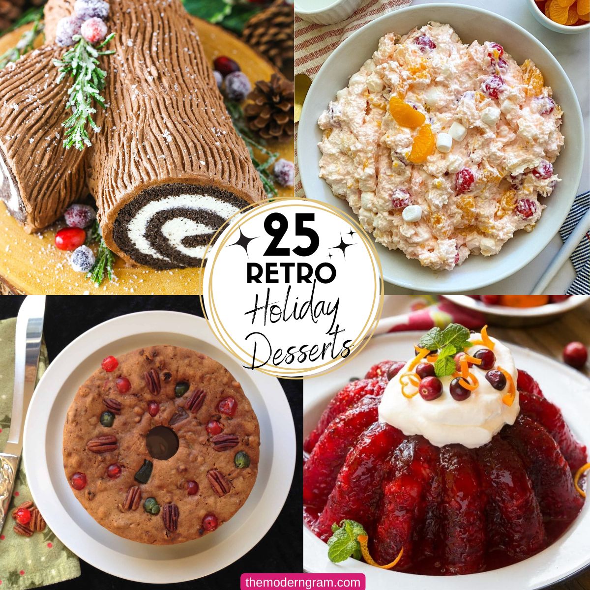 Retro Holiday Dessert Recipes