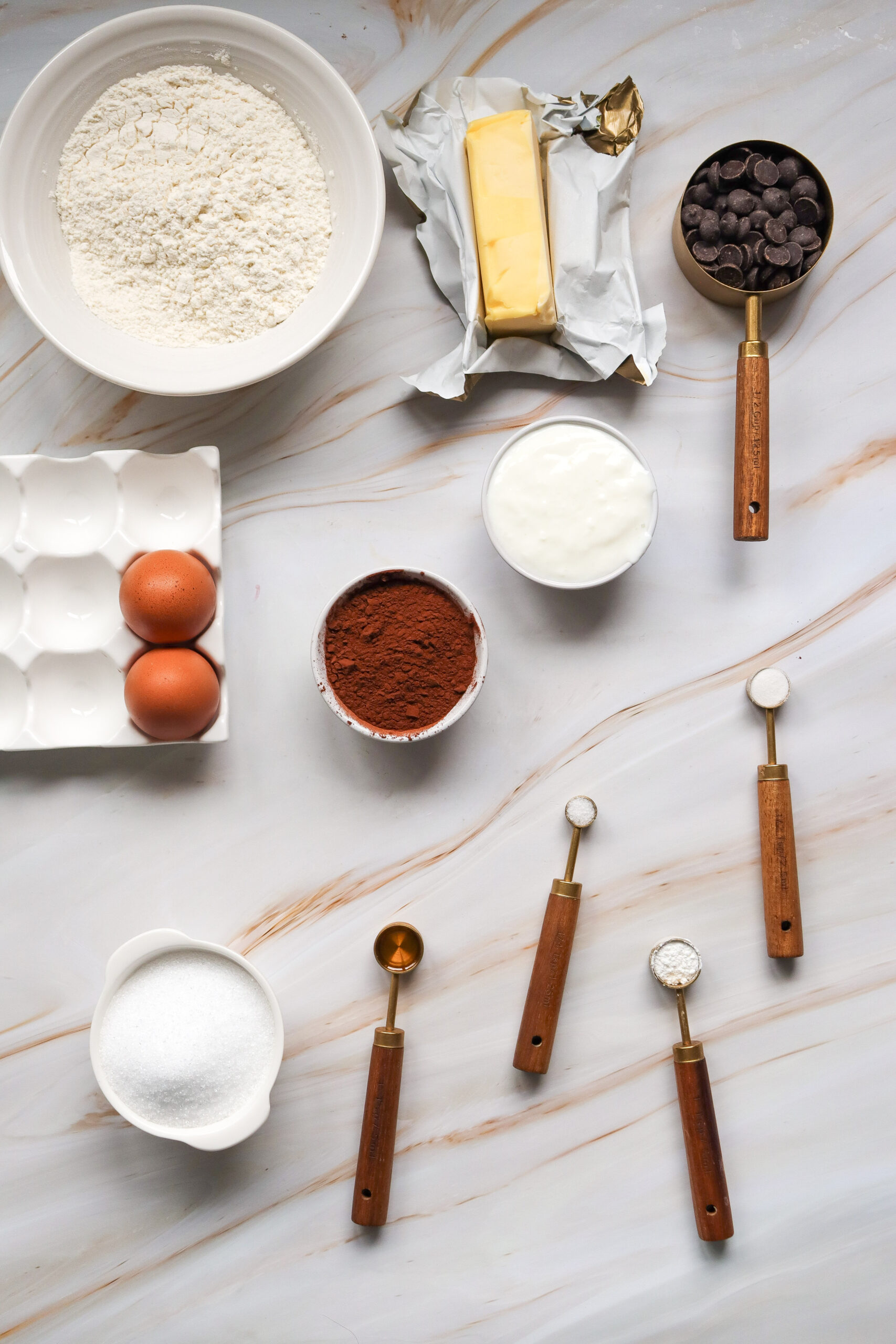 Chocolate Loaf Cake Ingredients
