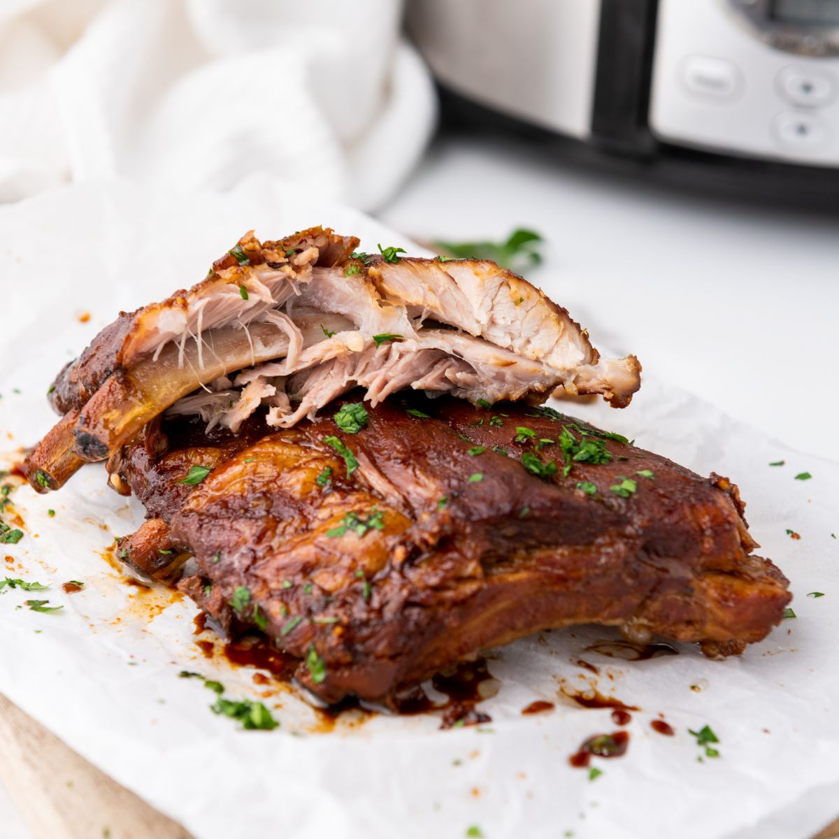 Easy Slow Cooker Spareribs
