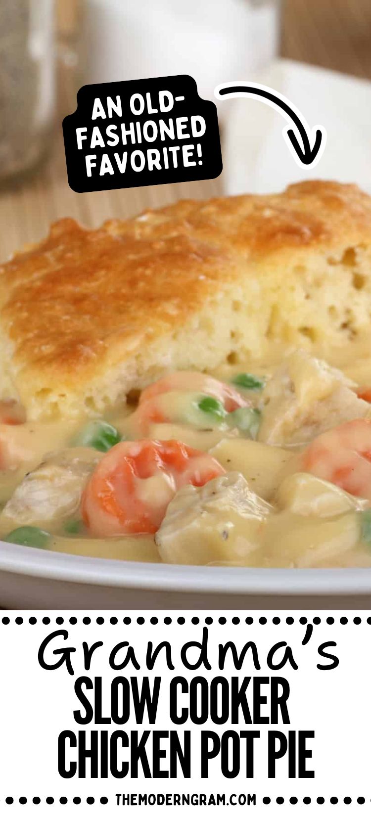 Slow Cooker Chicken Pot Pie