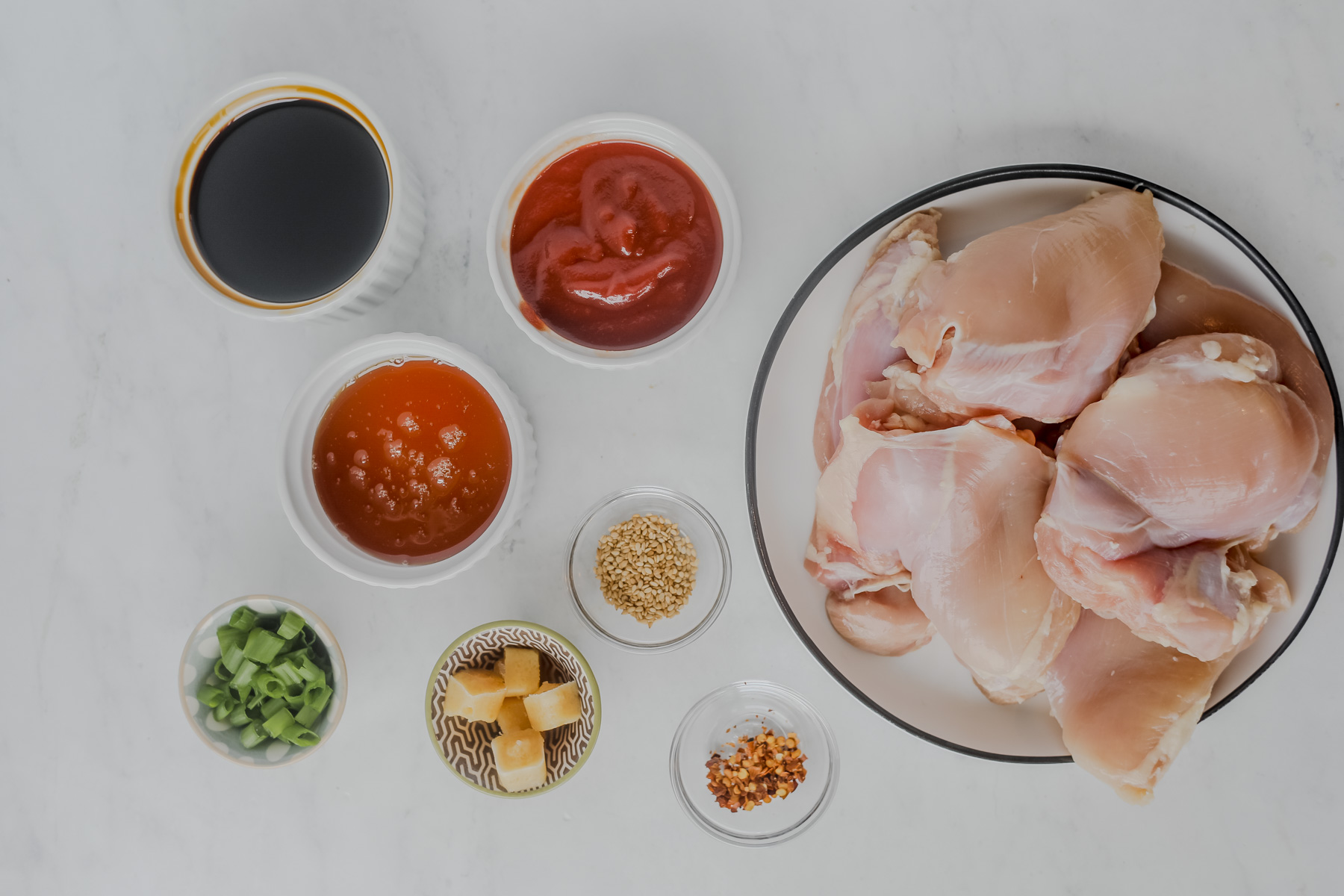 Garlic Honey Chicken Thighs Ingredients