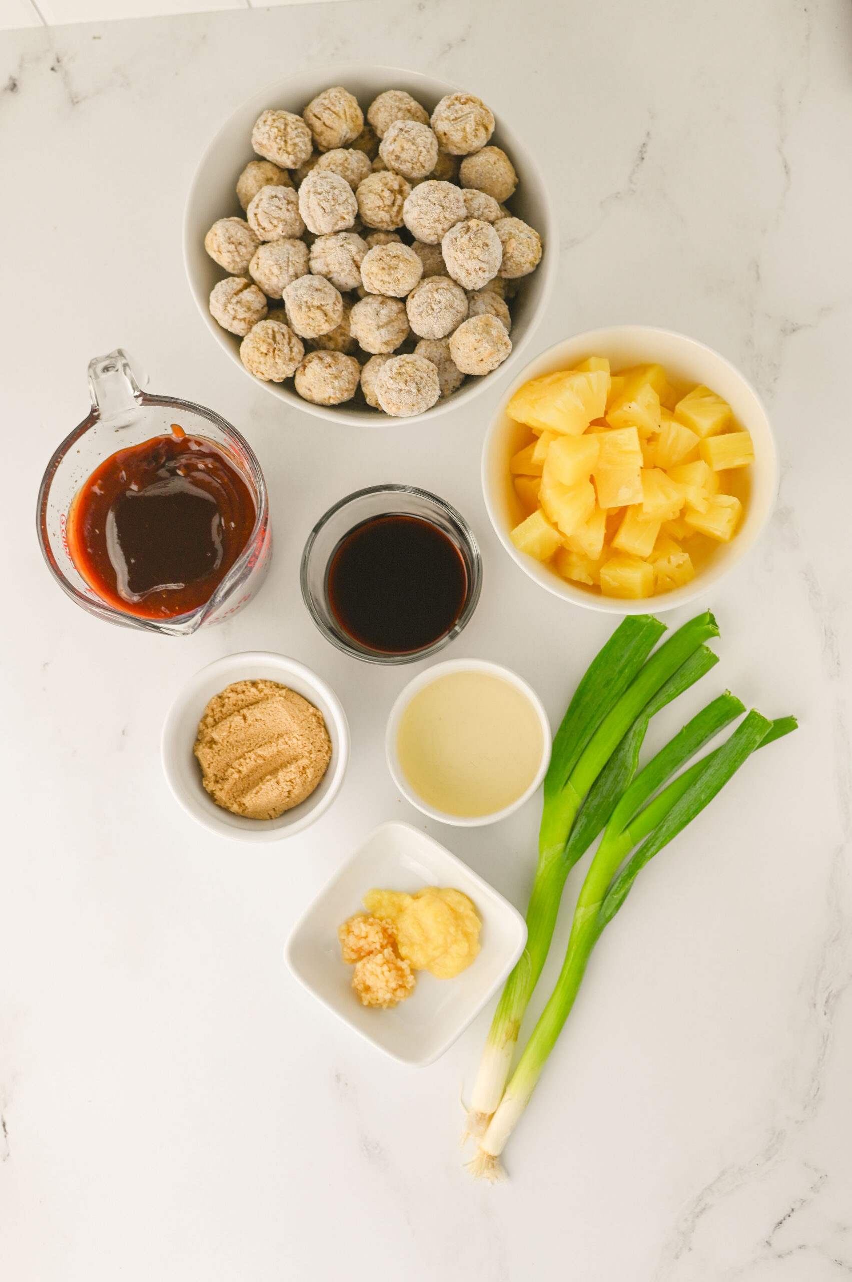 Hawaiian Meatballs Ingredients