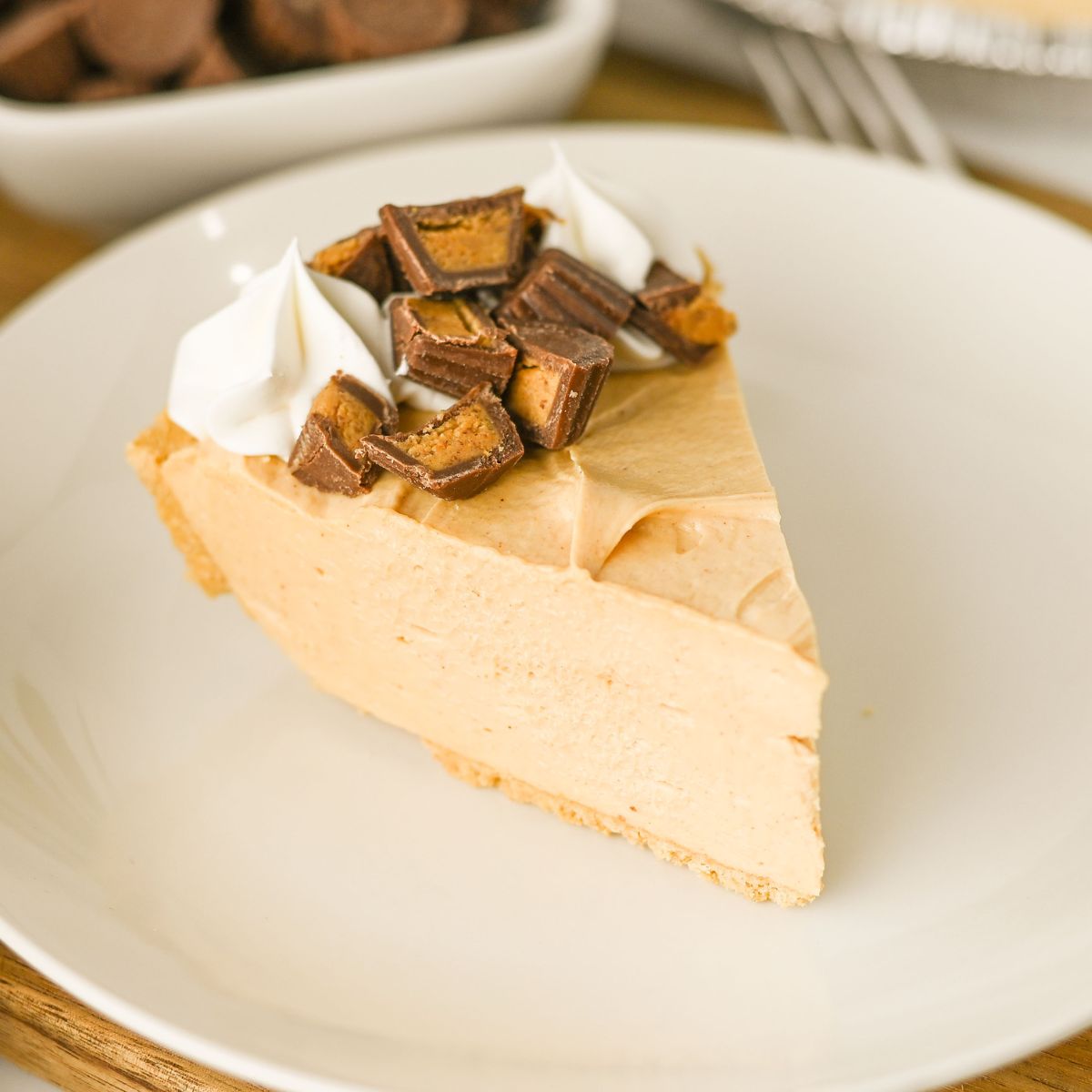 No Bake Peanut Butter Pie with Cool Whip