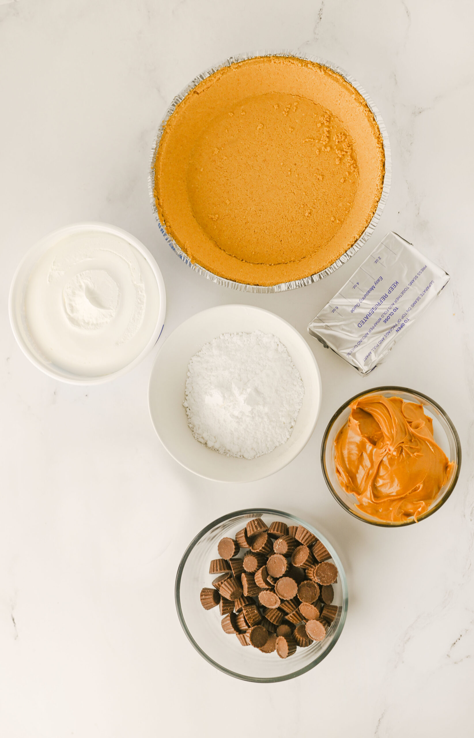 Peanut Butter Pie Ingredients