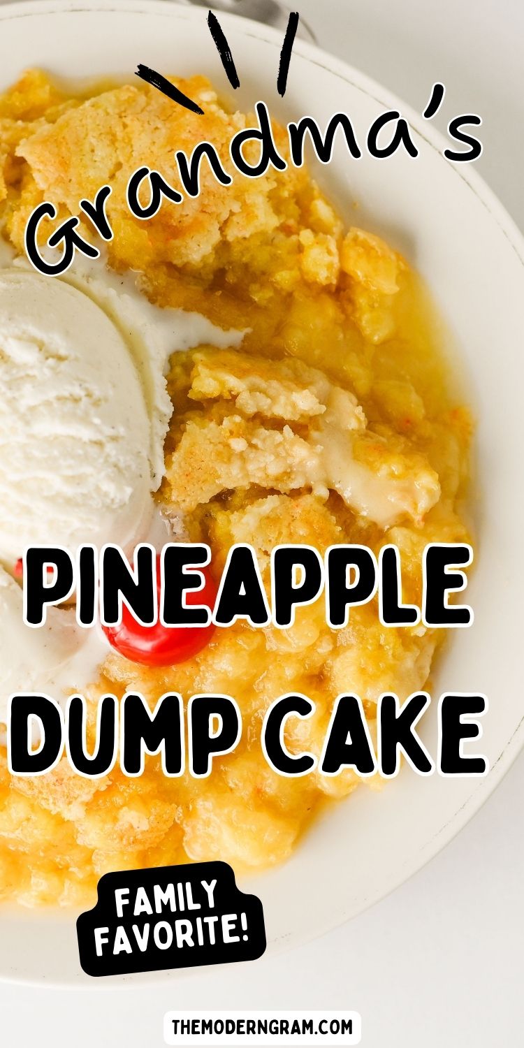 easy pineapple dump cake dessert