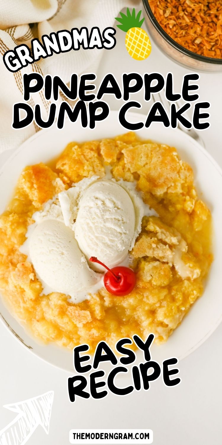 grandmas pineapple dump cake pin
