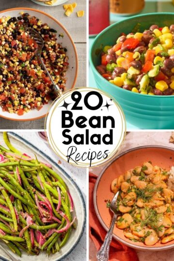 Collage Image of Bean Salad Recipes
