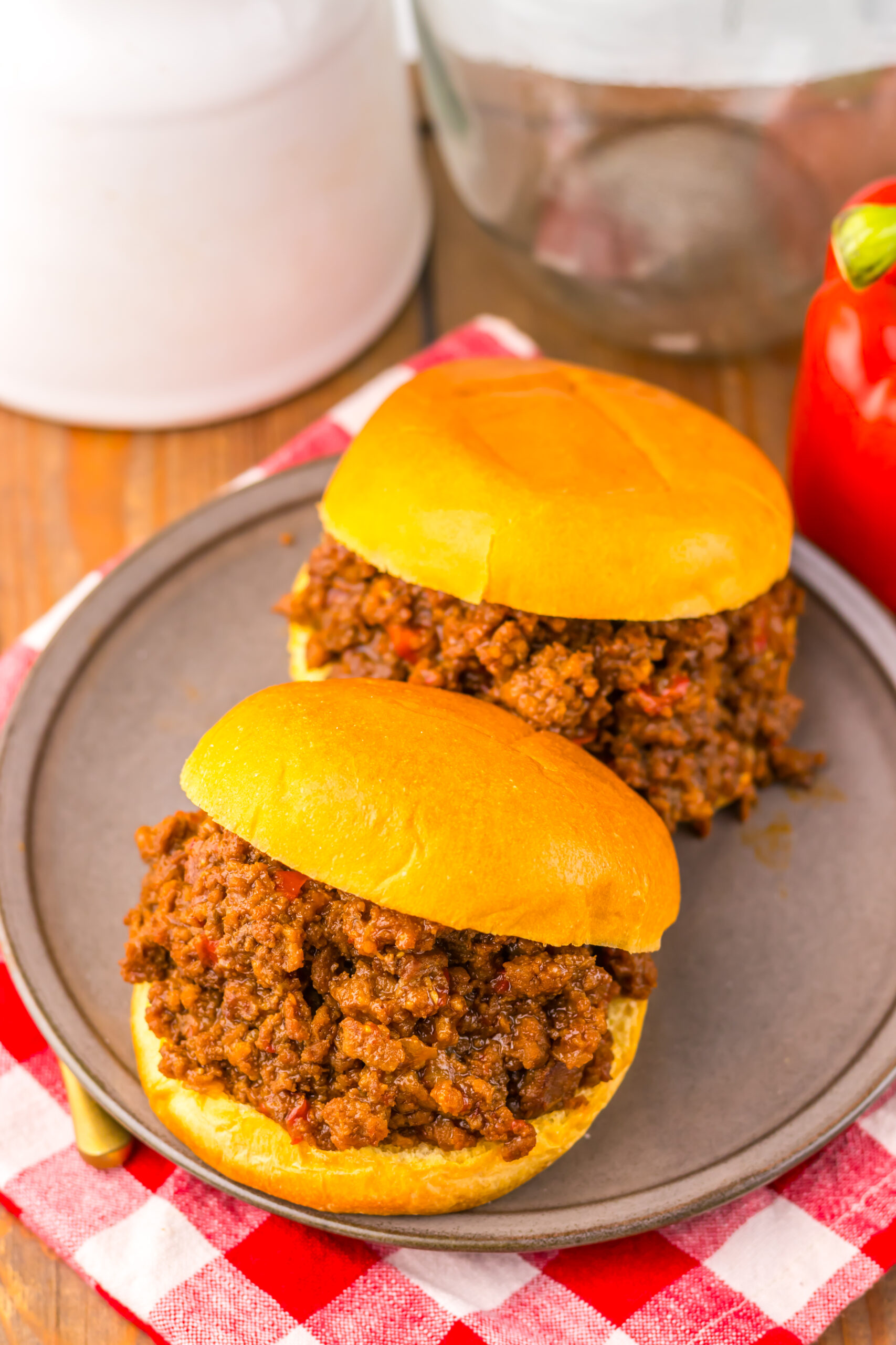 Homemade Slow Cooker Sloppy Joes