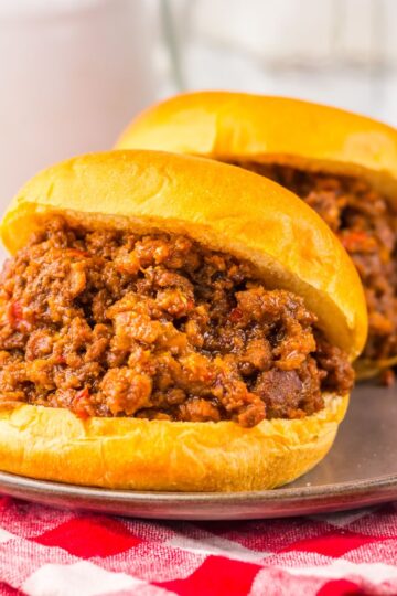Homemade Slow Cooker Sloppy Joes