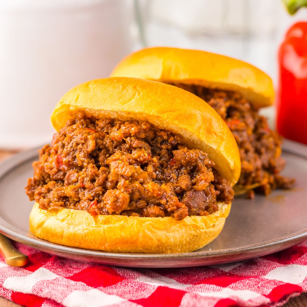 Homemade Slow Cooker Sloppy Joes