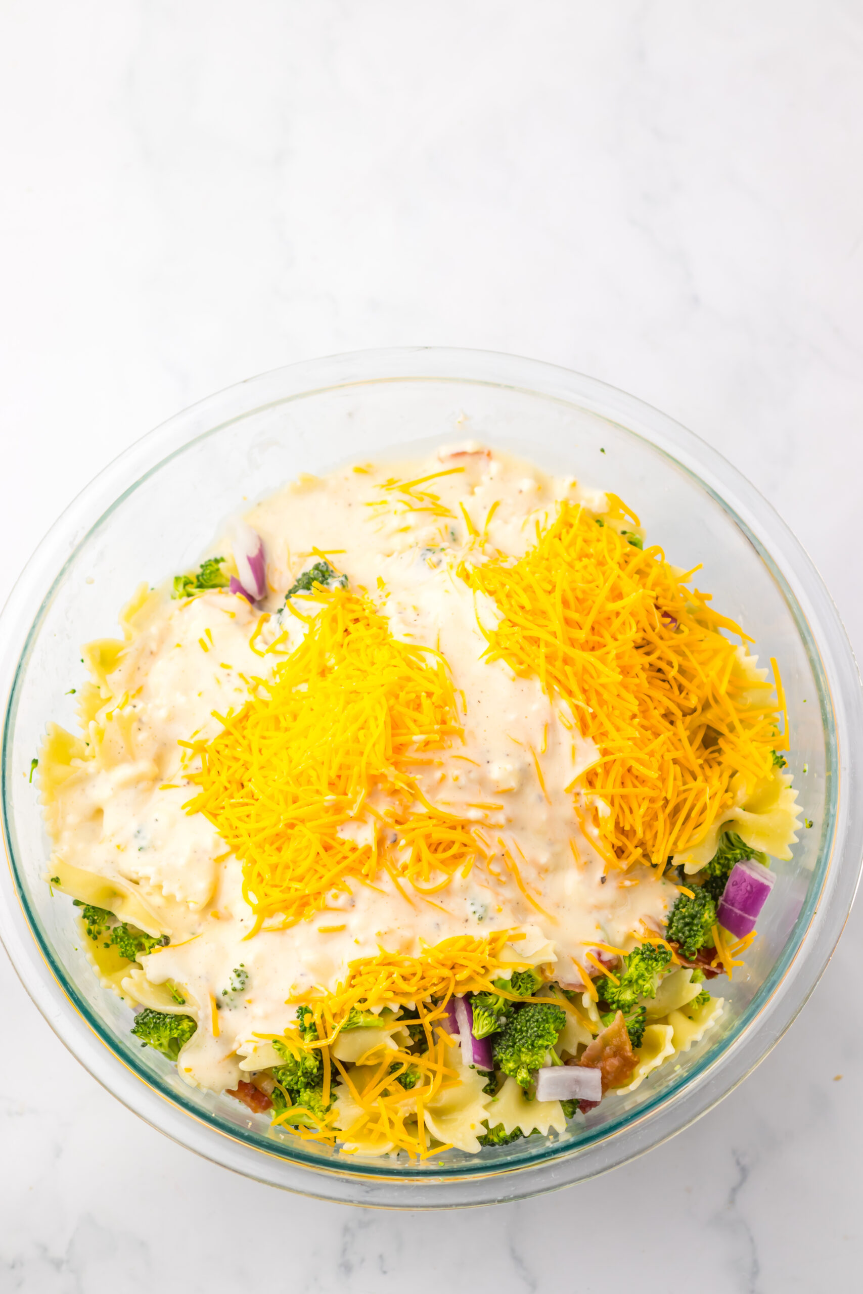 How to Make Broccoli Cheddar Pasta Salad