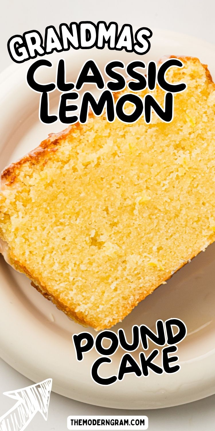 Classic lemon pound cake