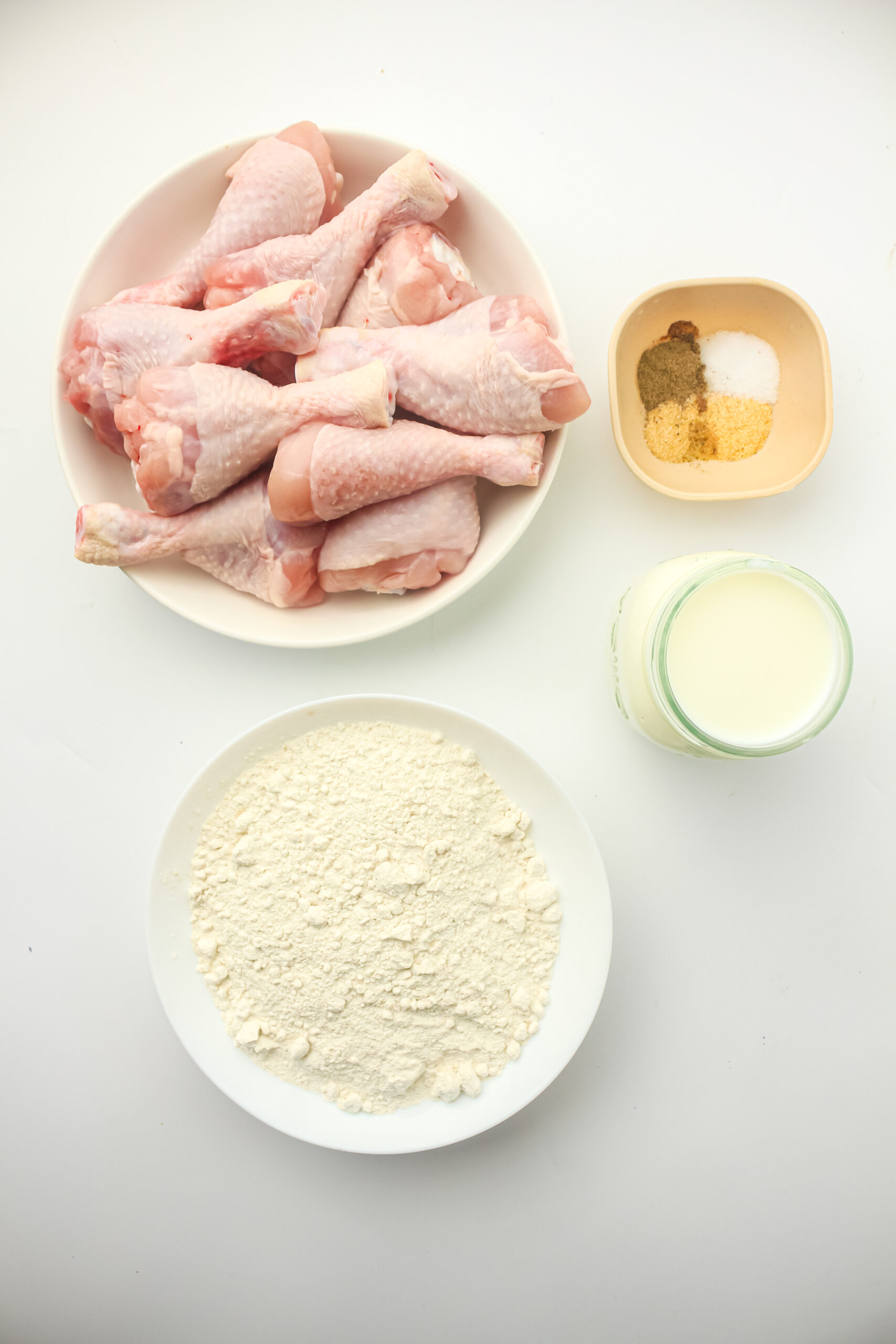 ingredients needed for southern fried chicken