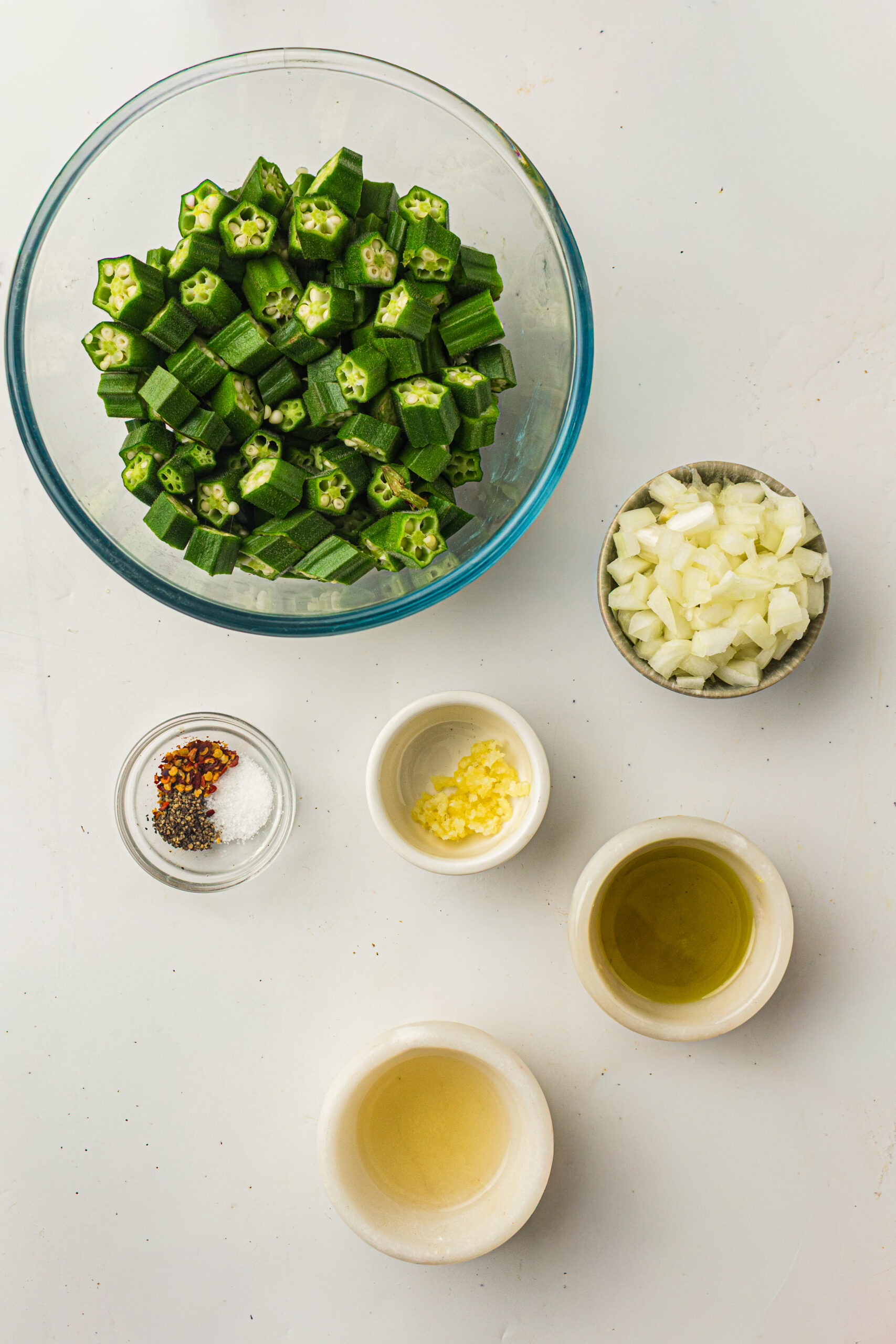 pan tried okra ingredients