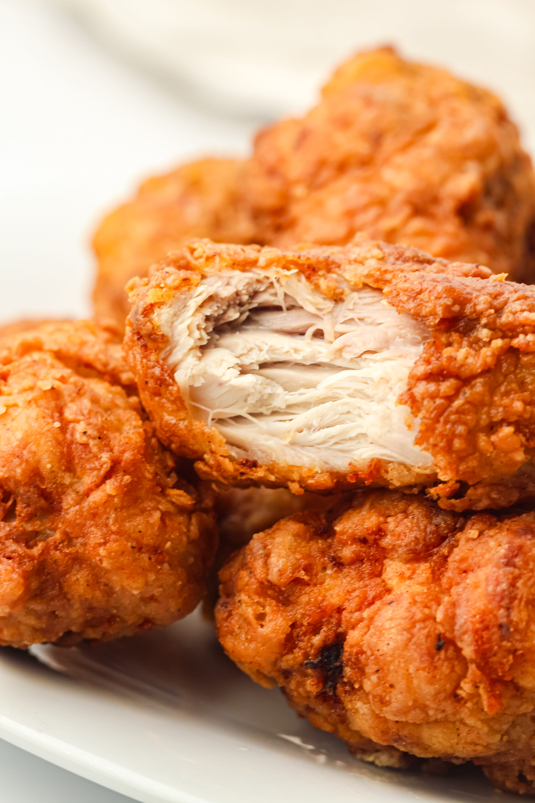 Piece of southern fried chicken