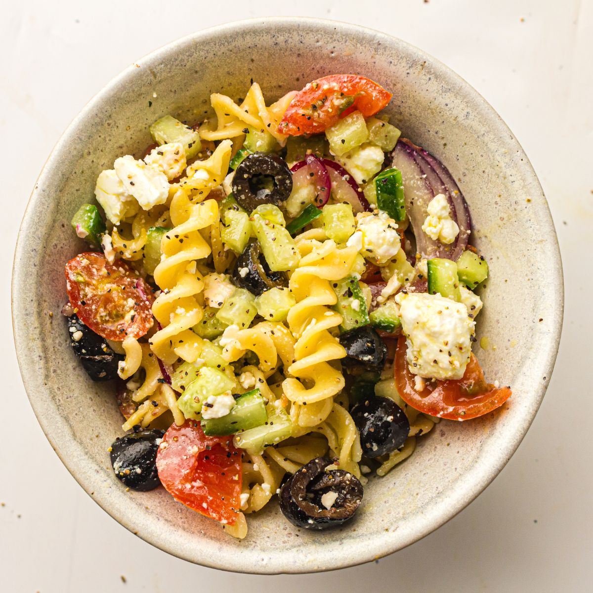 Easy Greek Pasta Salad