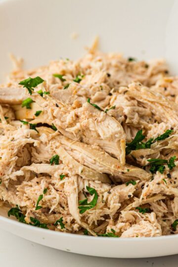Easy Slow Cooker Shredded Chicken