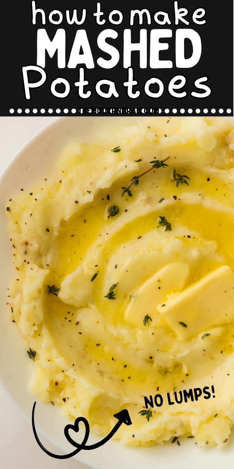 how to make mashed potatoes by hand pin